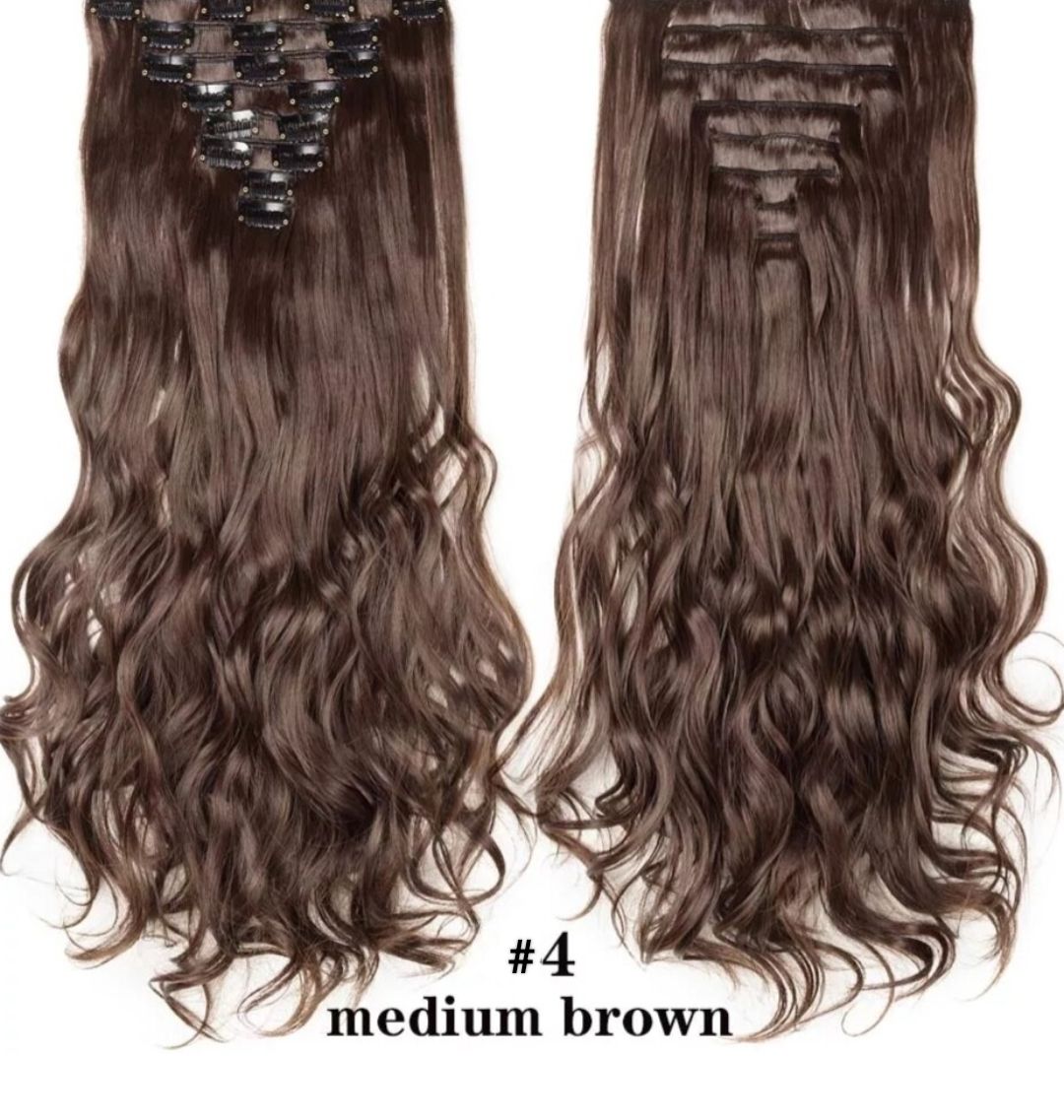 CLIP IN EXTENSION SYNTHETIC HAIR