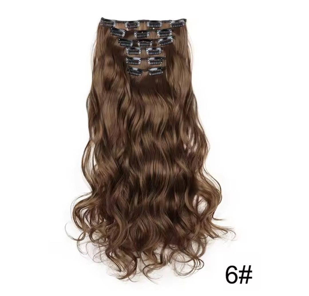 CLIP IN EXTENSION SYNTHETIC HAIR