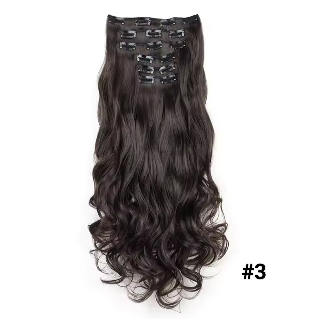 CLIP IN EXTENSION SYNTHETIC HAIR