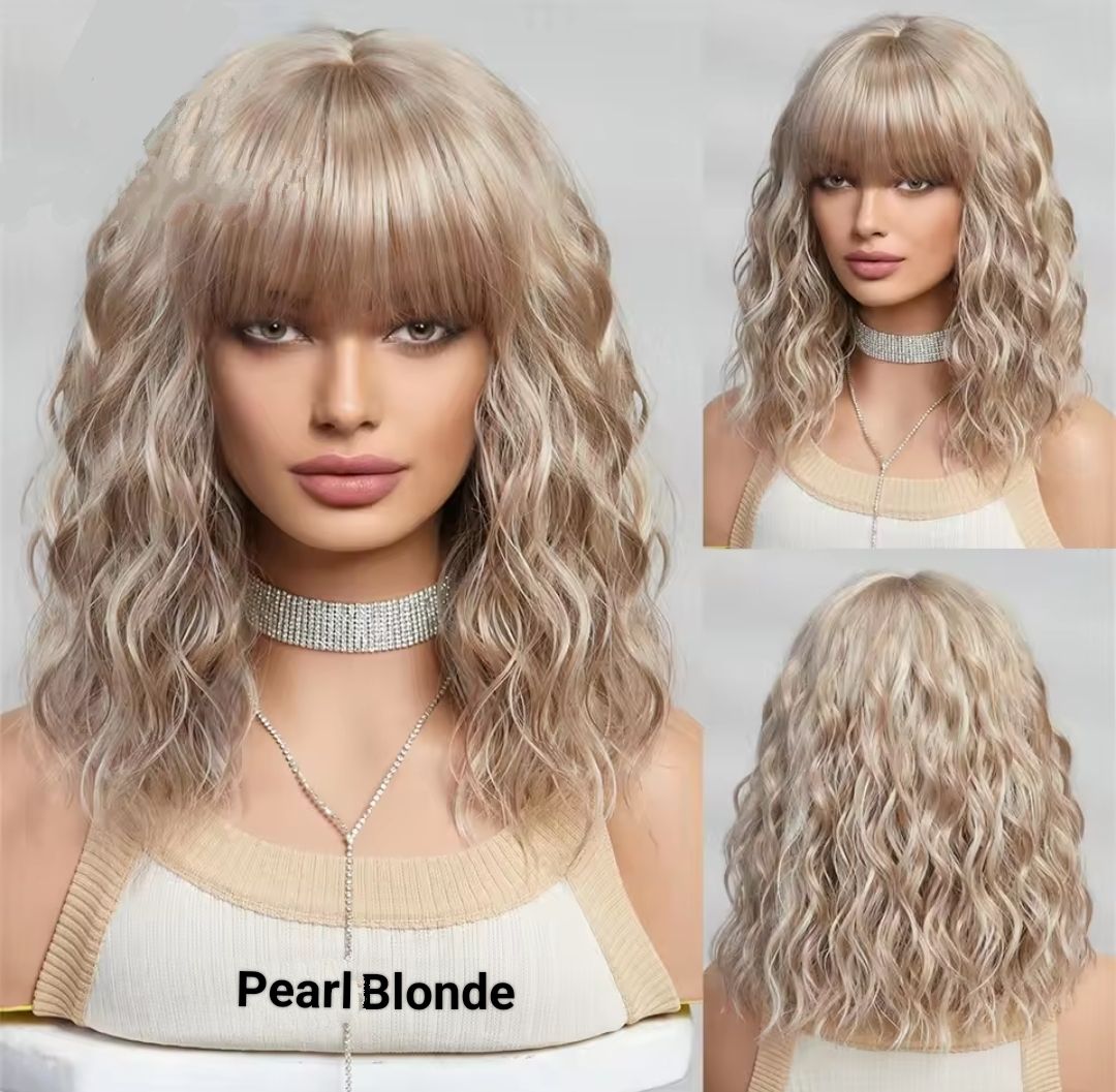 Leah Wigs | Beachy Wave with Fringe