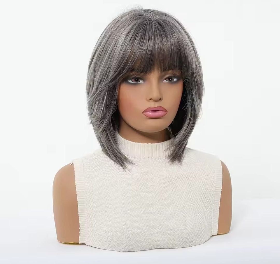Sophia Wig | Ash Grey with Highlights 