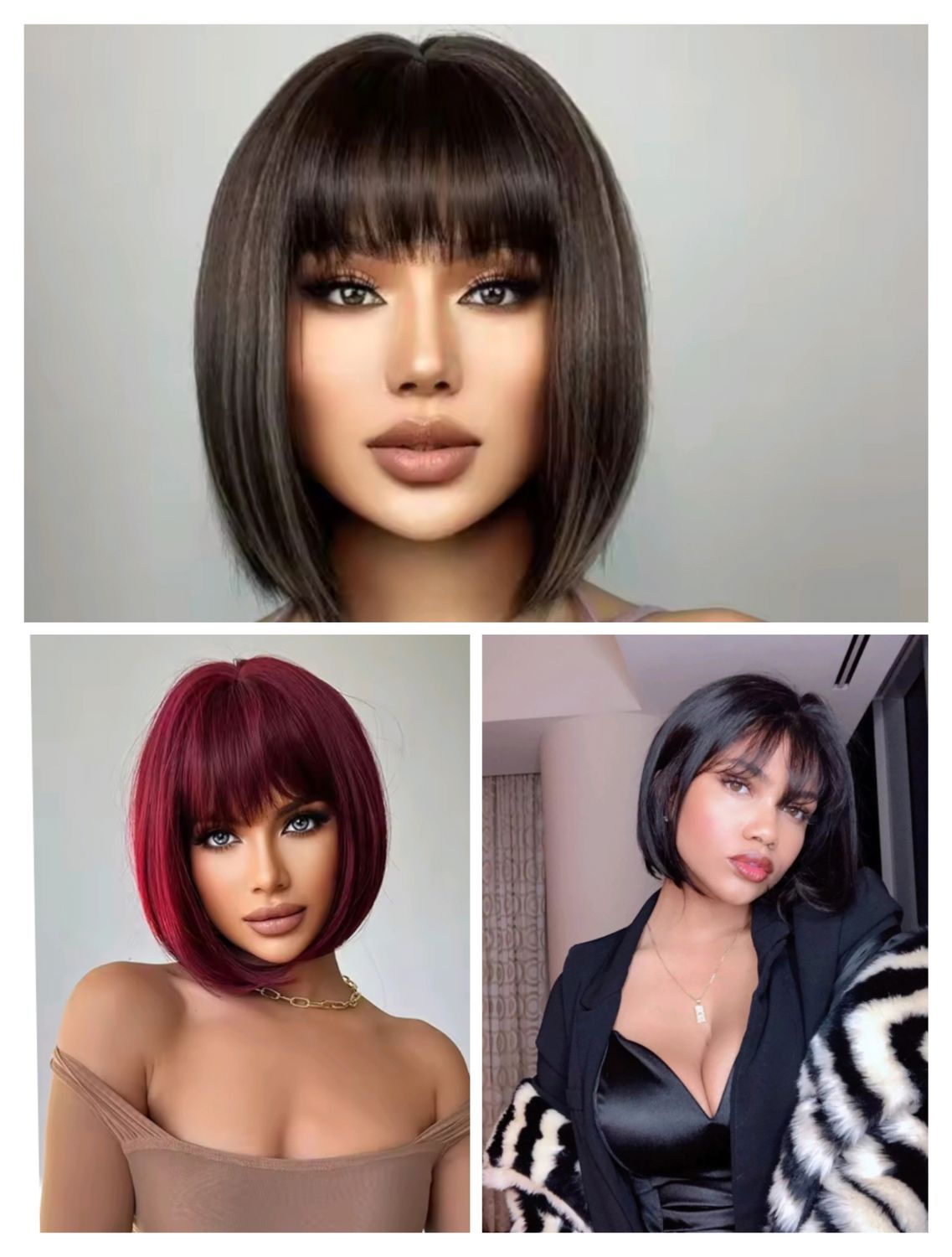 Suzy Wigs | Short Fringed Bobs
