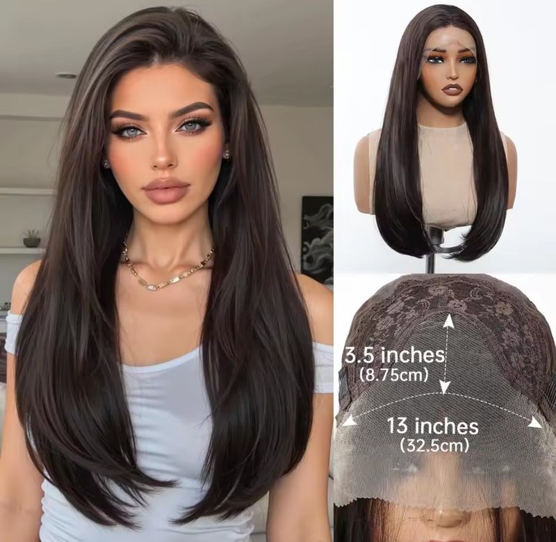 Anita Wig | Dark Brown Free Part Lace Front