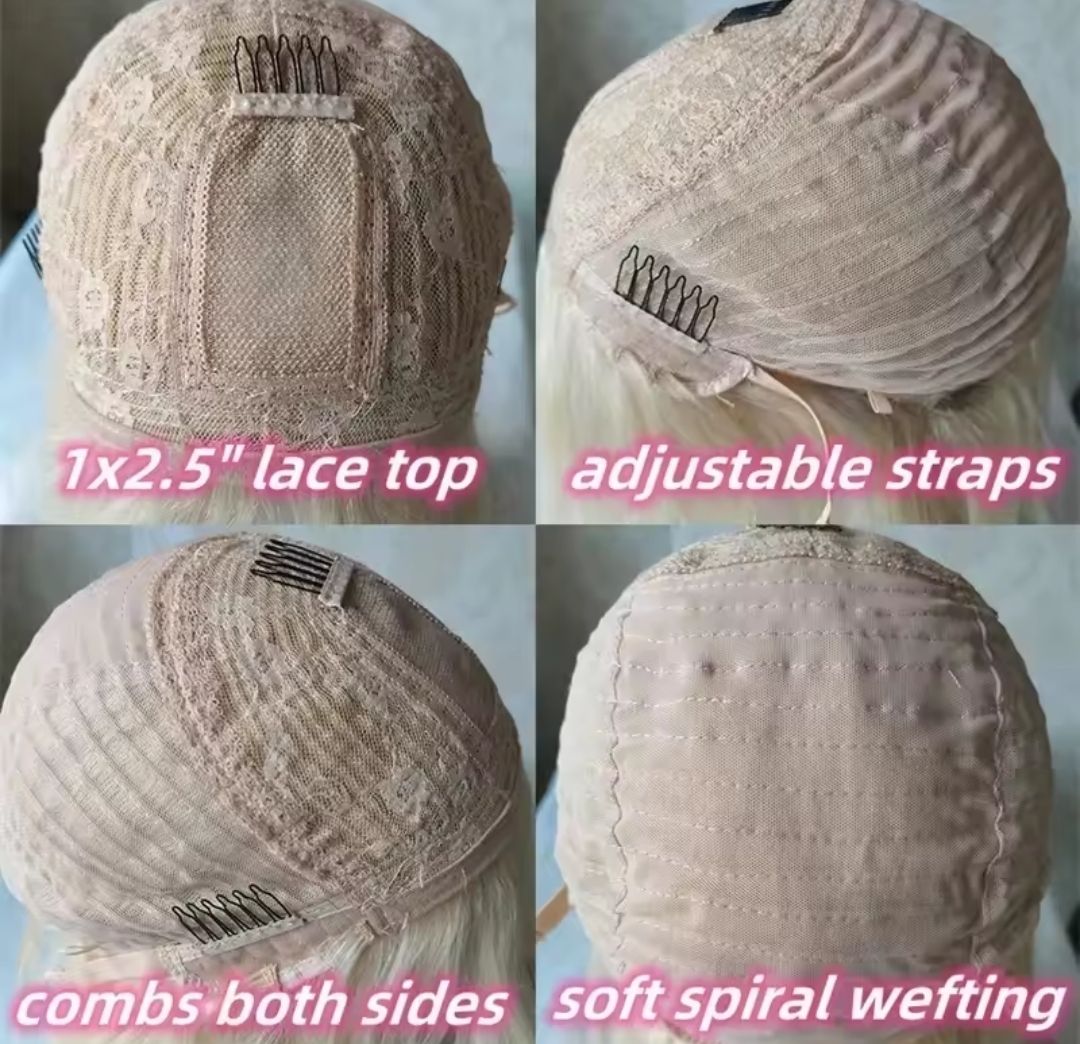 Kyesha Wig | White Blonde Ombre Lace Part