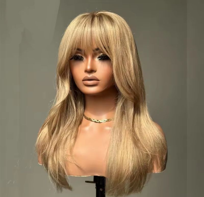 Cindy Wig | Honey Blonde Human Hair