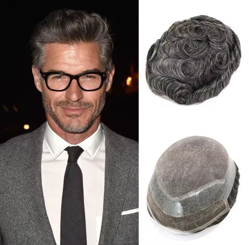 MICHAEL | MENS UNIT HAIR SYSTEM MONO SWISS LACE