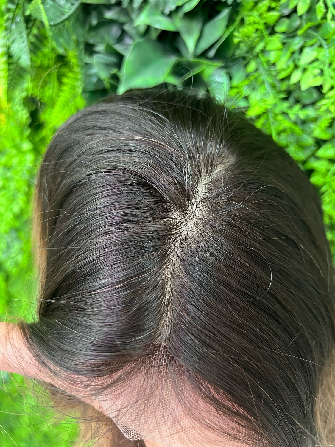 Krystelle Wig | Deep Caramel Ombre Human Hair Hand Tied Silk Base Lace Front  