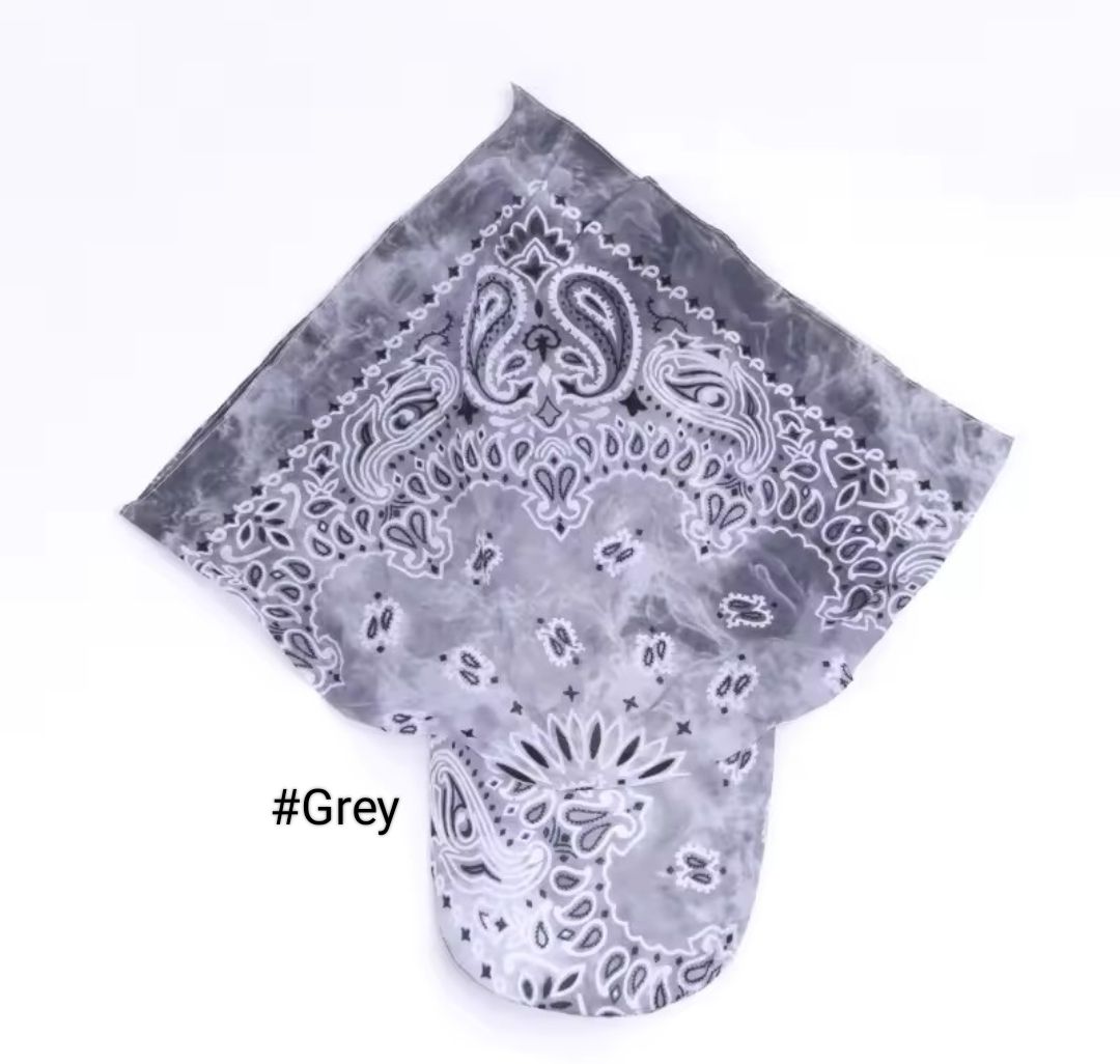 PRINTED TIE BACK SUN CAP