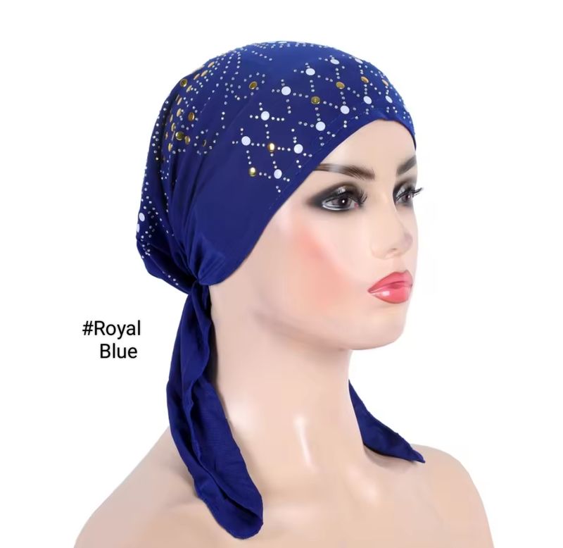 EVENING TIE BACK TURBAN