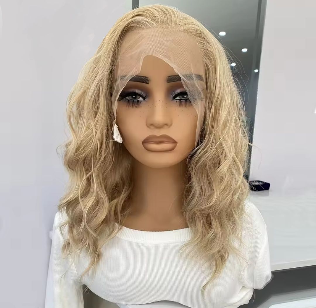 Genevieve Wig | Golden Blonde Free Part Lace Front 