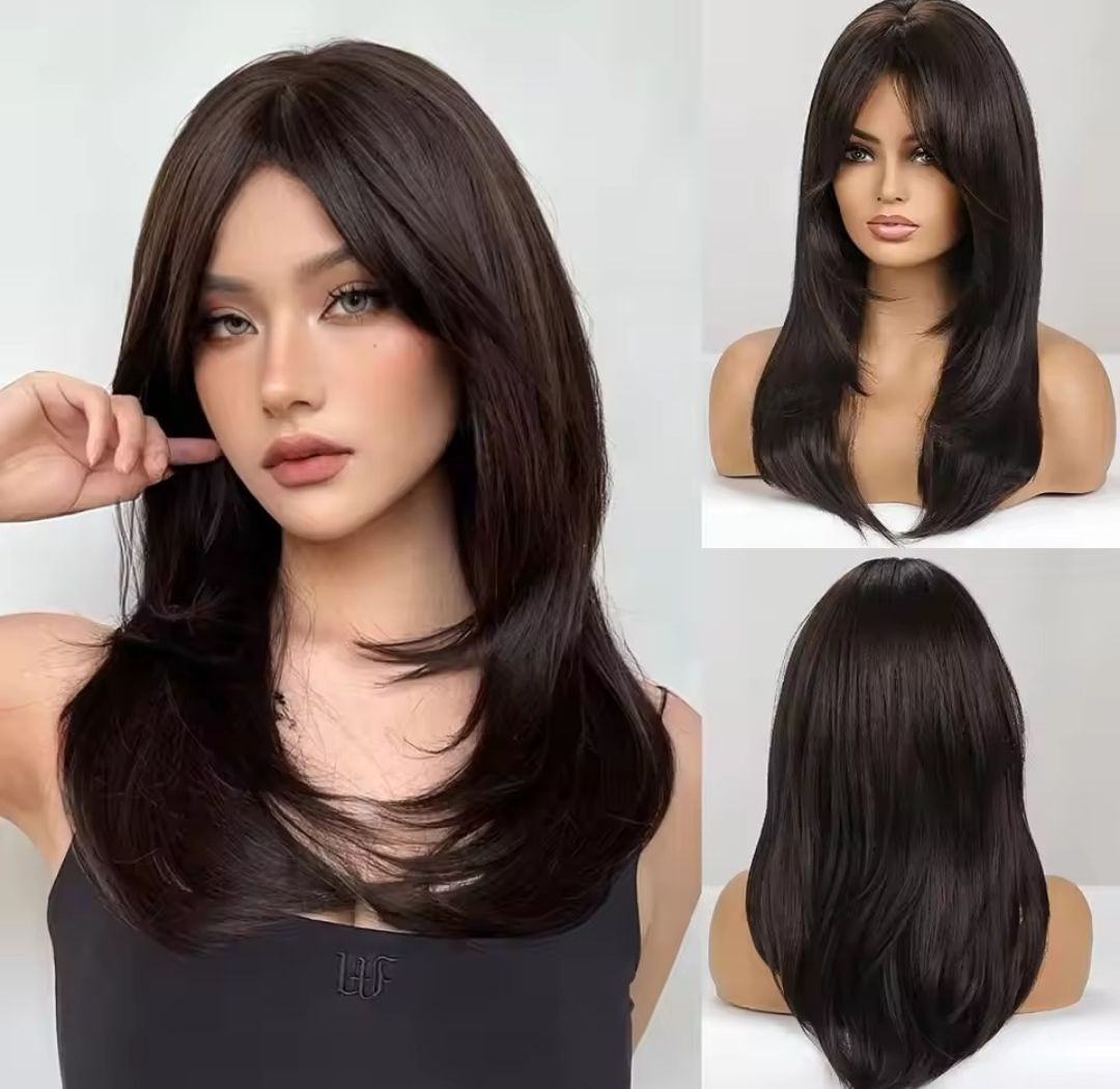 Bernie Wig | Dark Brown Layered