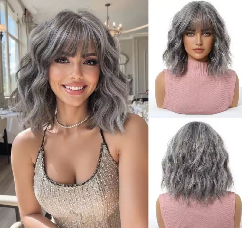 Leah Wigs | Beachy Wave with Fringe