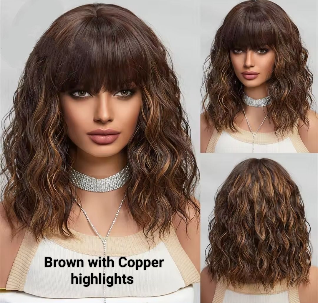 Leah Wigs | Beachy Wave with Fringe