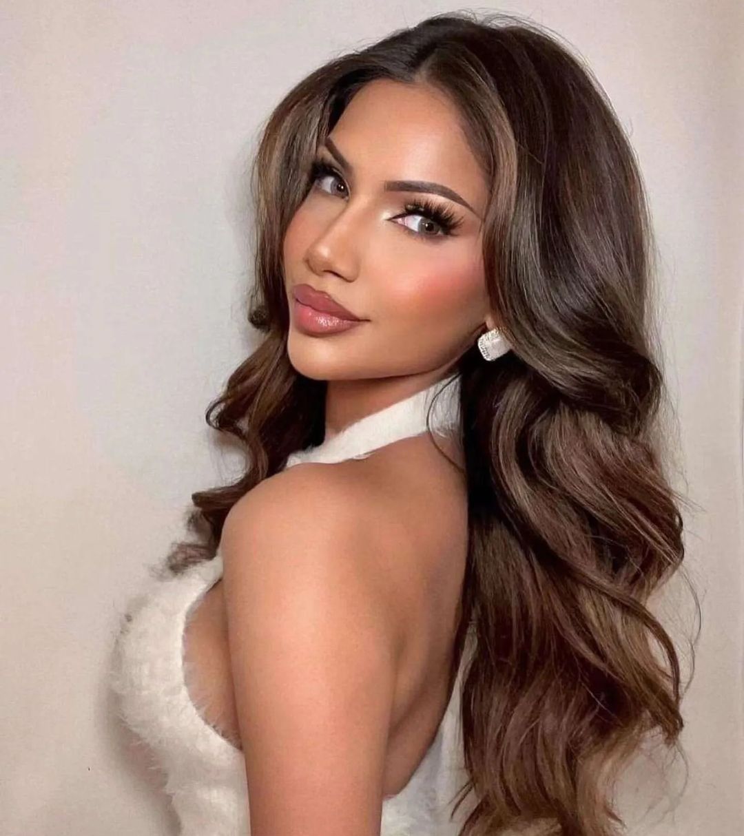 Mindy Wig | Dark Brown with Frontal Highlights Silk Base Human Hair