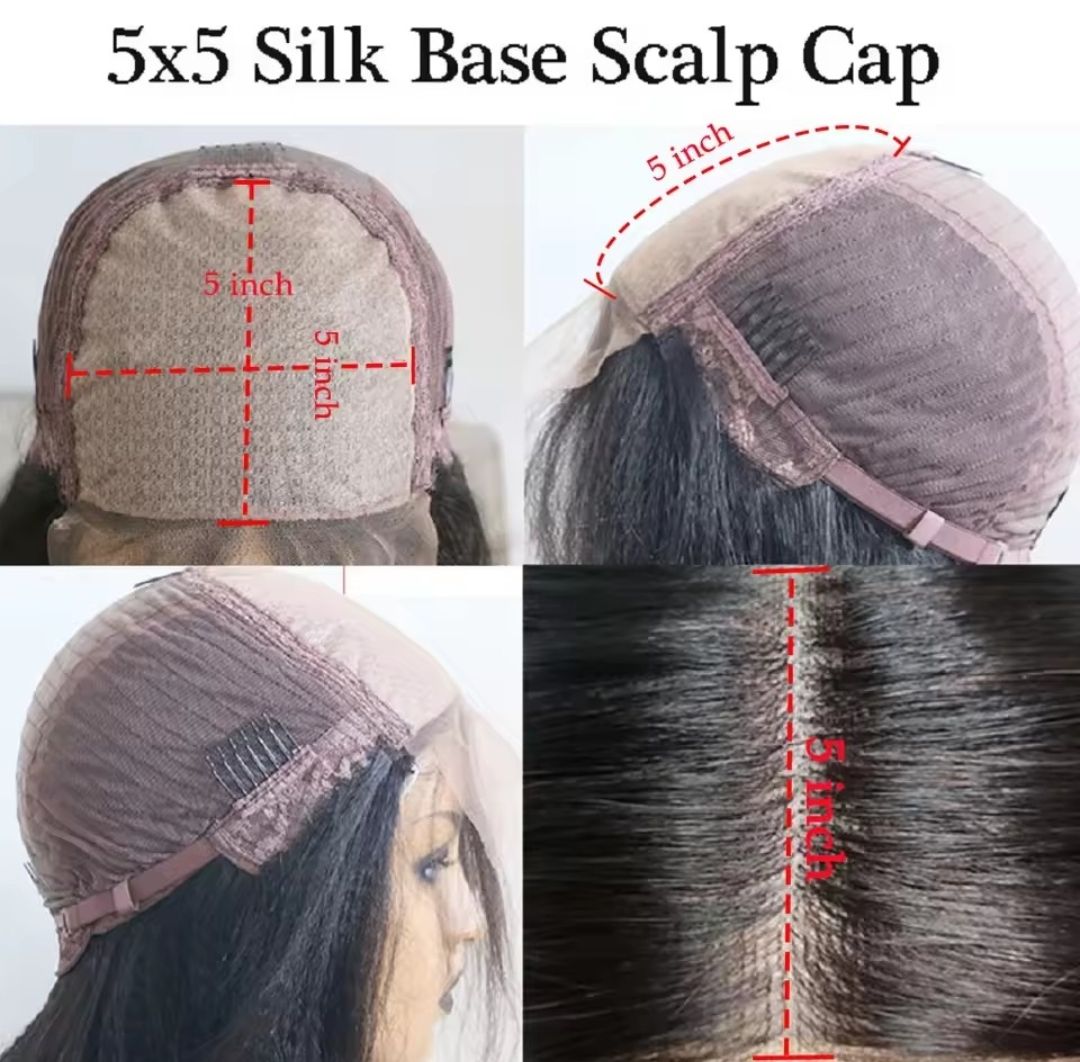 Mindy Wig | Dark Brown with Frontal Highlights Monofilament Human Hair