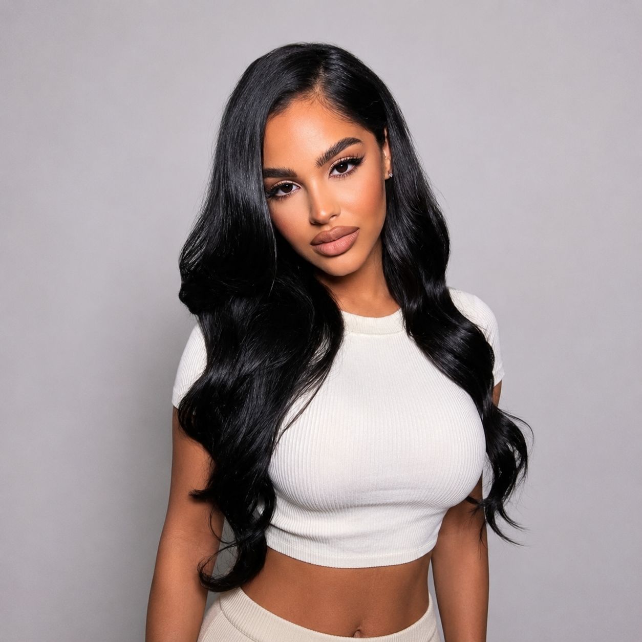 Raywin Wig | Natural Black Free Part Lace Front