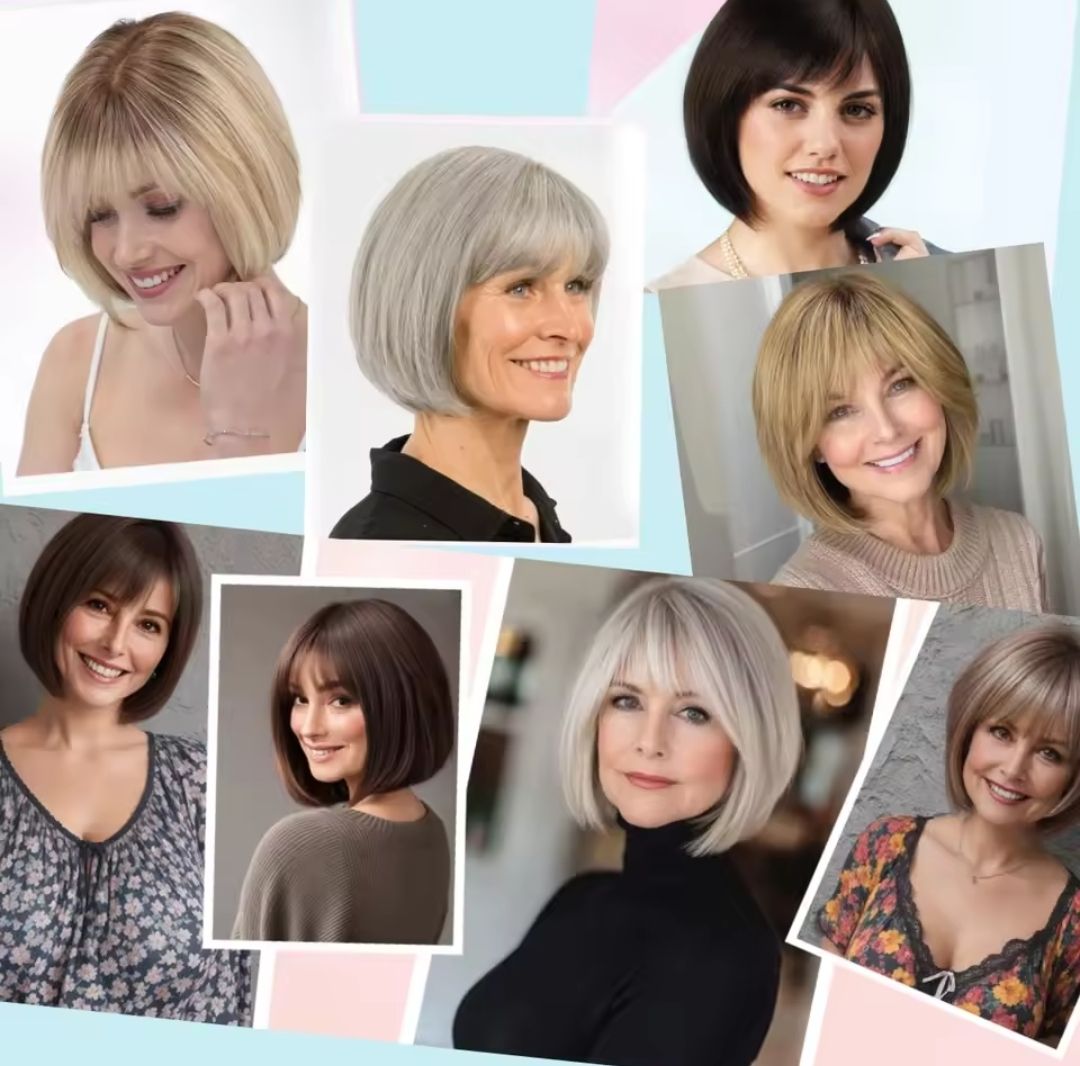 HUMAN HAIR TOPPER Fringe | Silk Base 16.5x16.5 cm