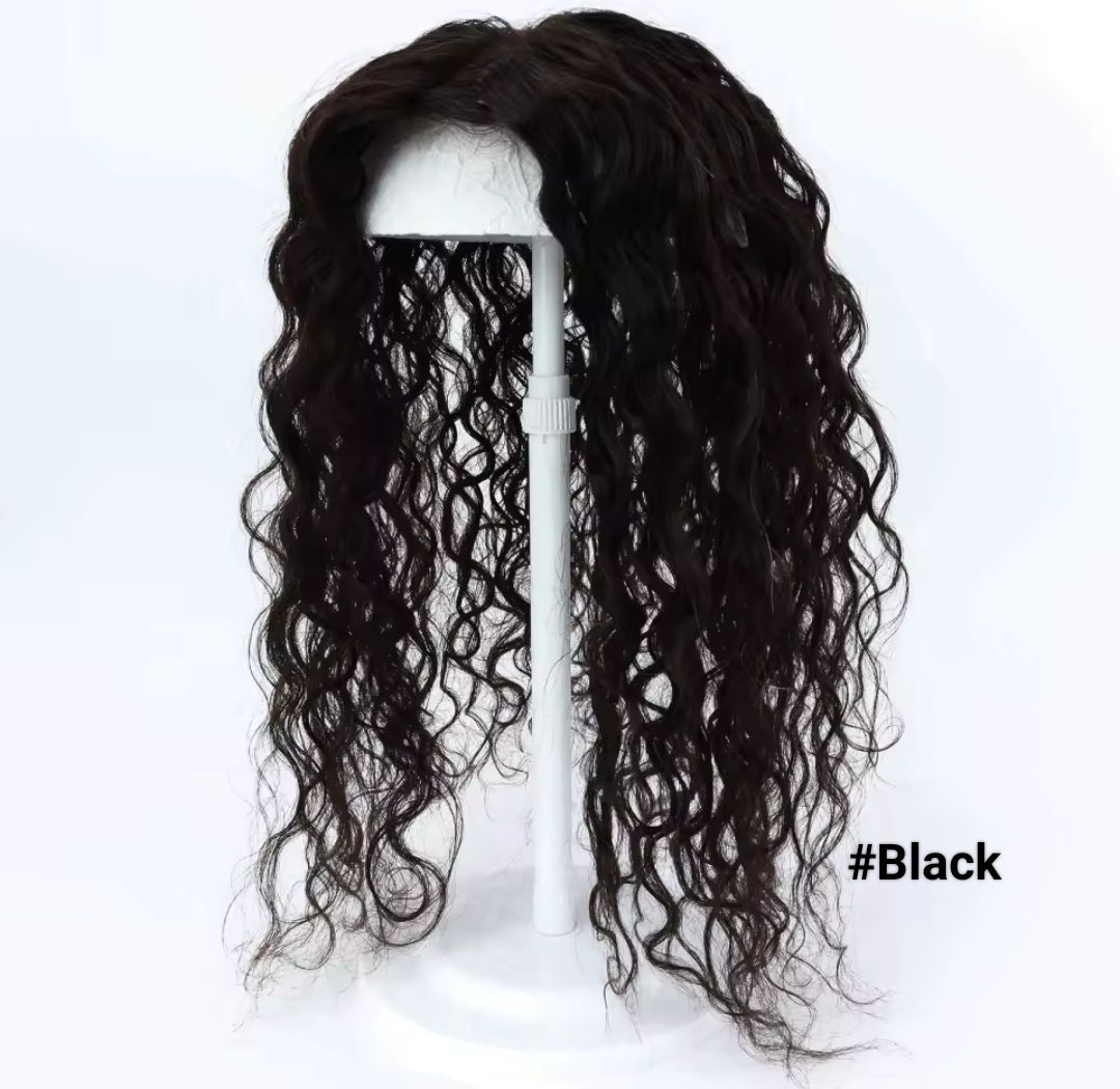 HUMAN HAIR TOPPER Hand Tied Silk Top 13x15cm