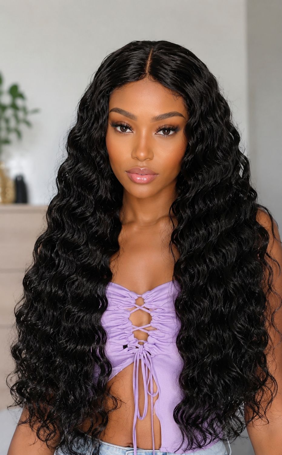 Cara Wig | Natural Black Human Hair Lace Front 