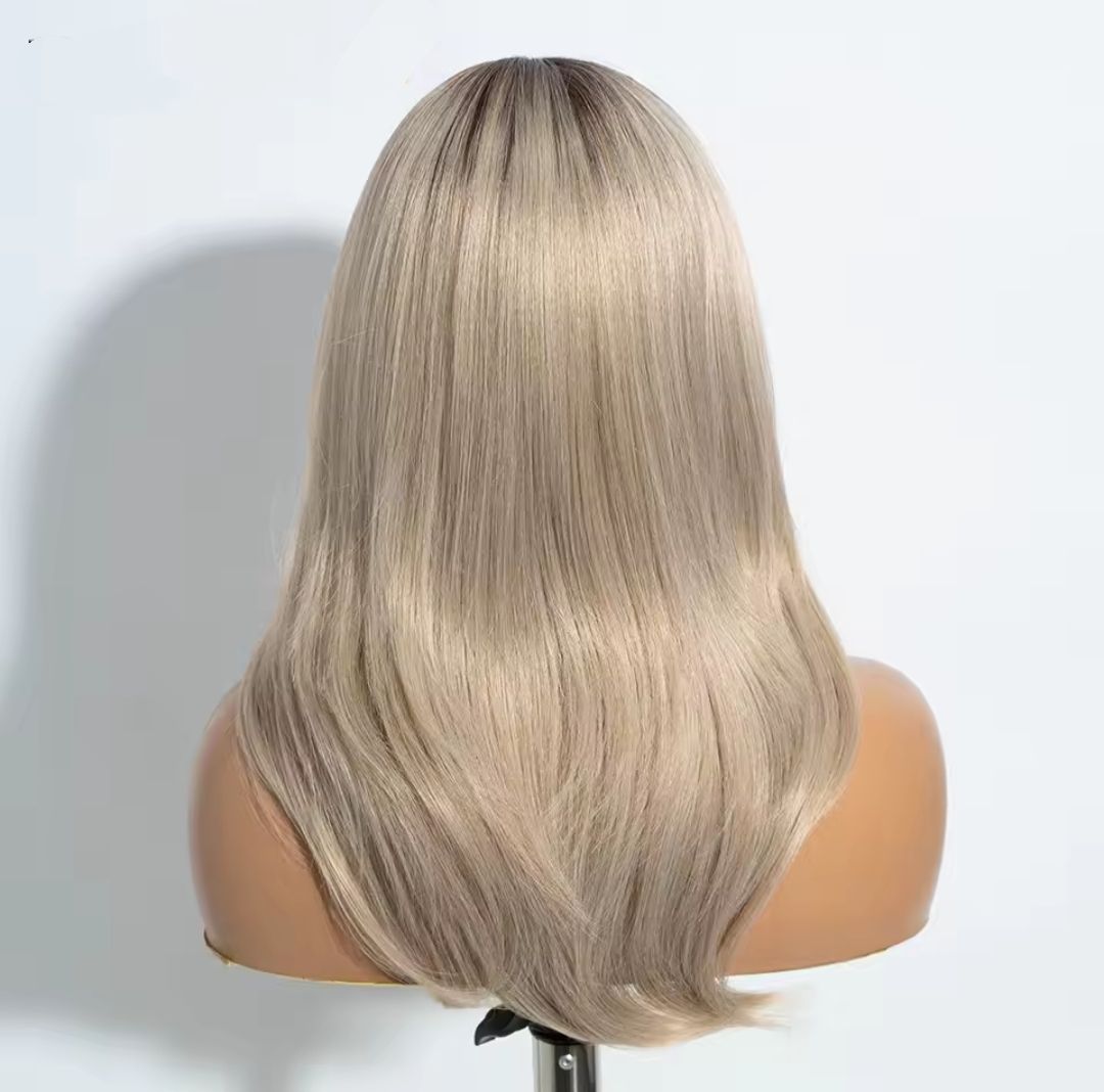 Janet Wig | Rooted Pearly Beige Blonde Lace Front