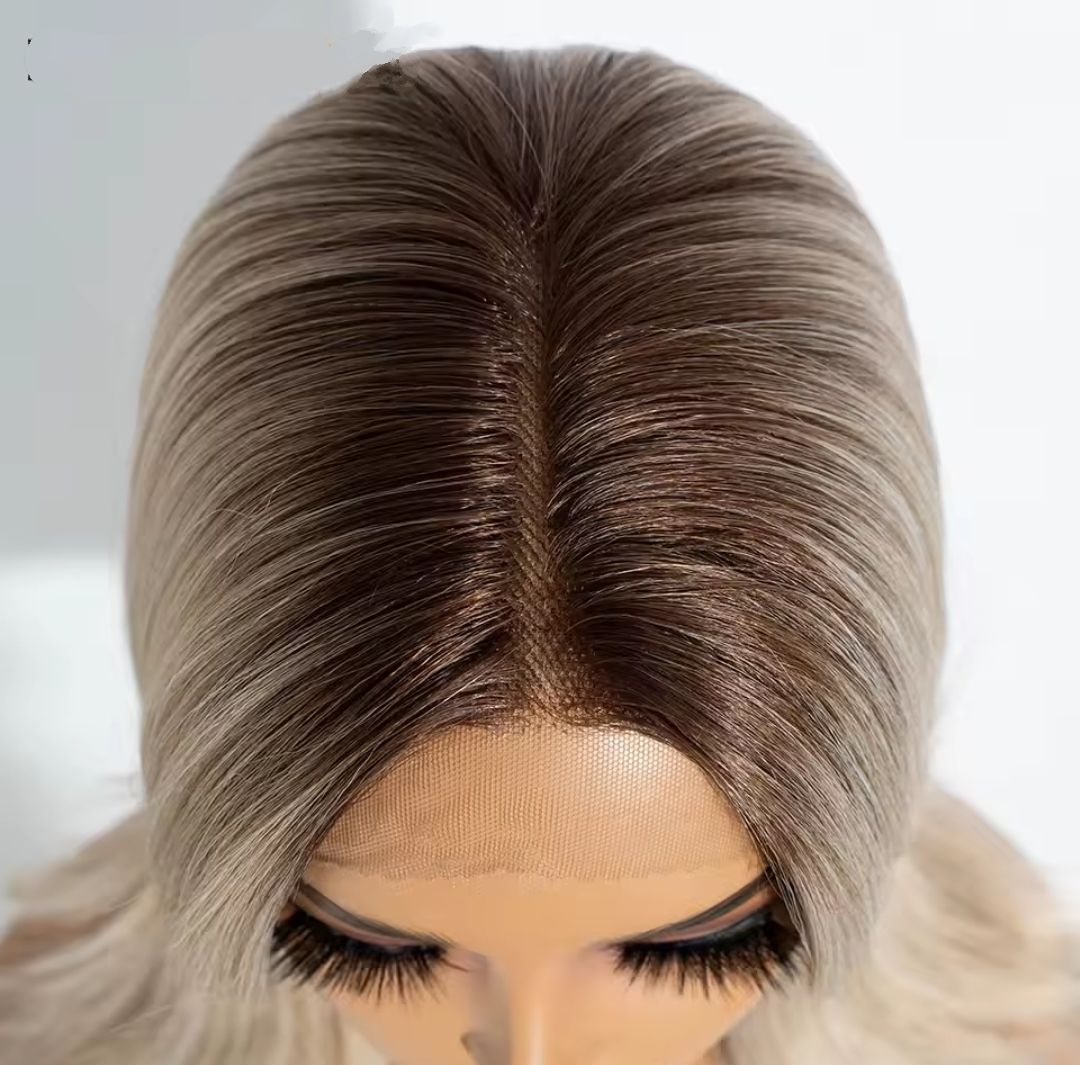 Janet Wig | Rooted Pearly Beige Blonde Lace Front