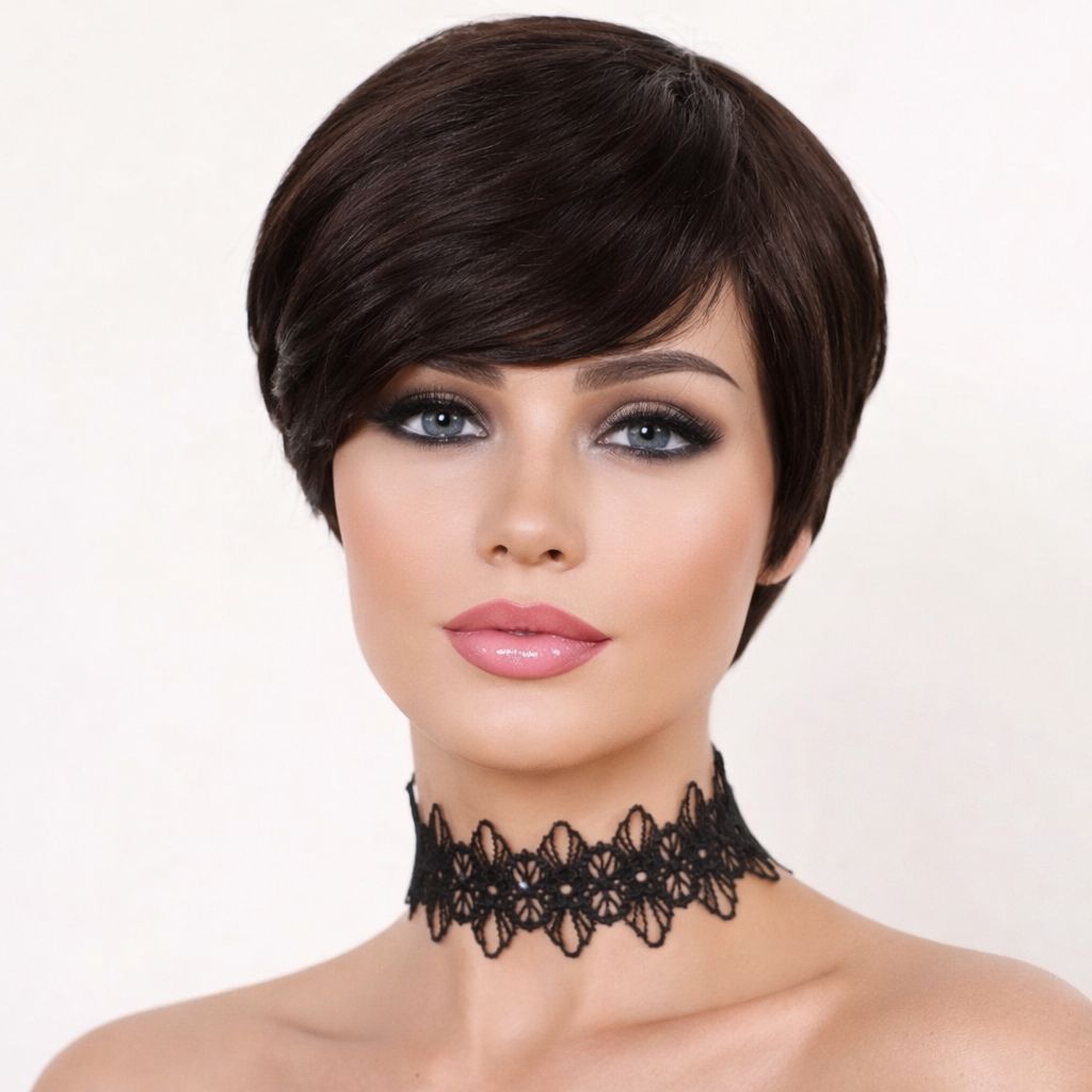 Hailey Wigs | Side Part Human Hair