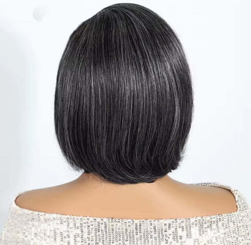 Nadia Wig | Salt and Pepper Human Hair