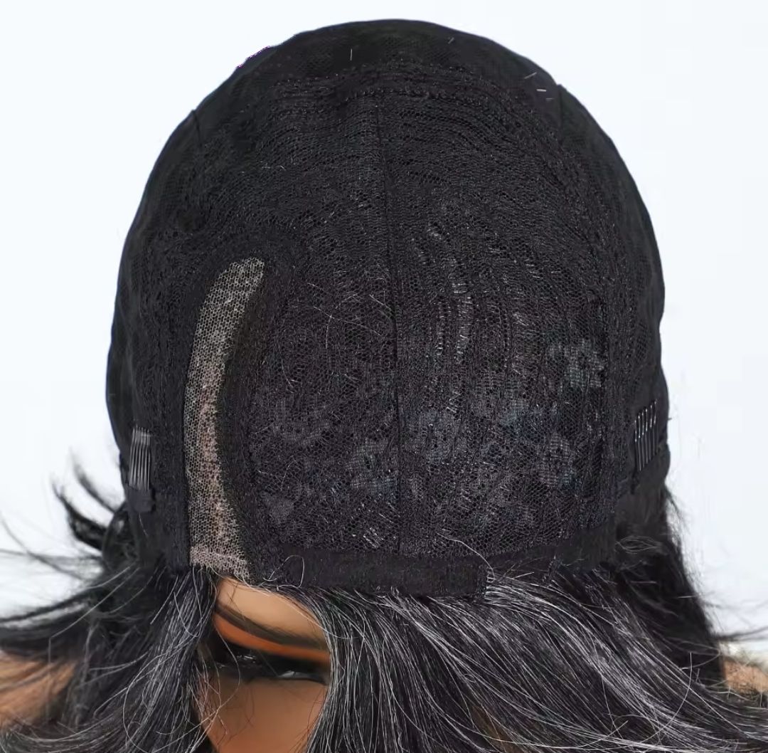 Nadia Wig | Salt and Pepper Human Hair