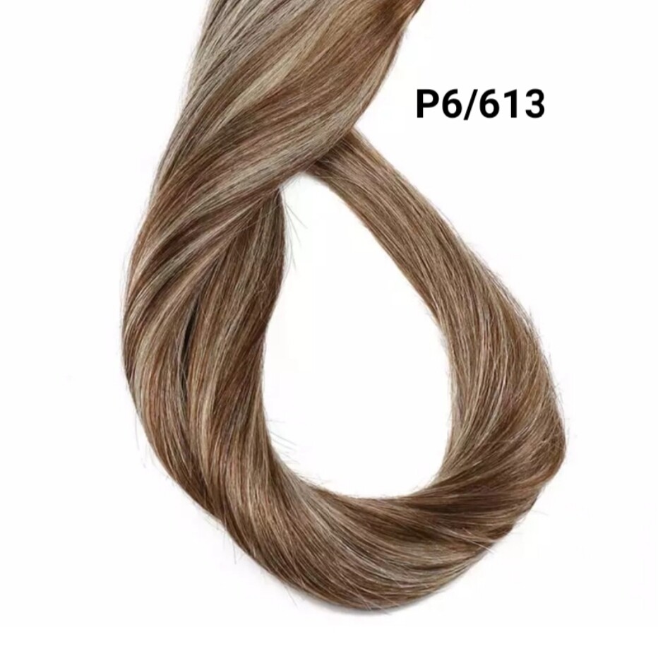 Ponytail Extension Clip On Straight Human Hair
