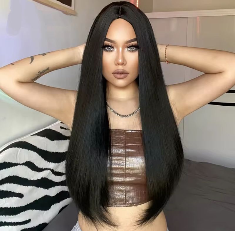 Cosplay Wig | Long Natural Black