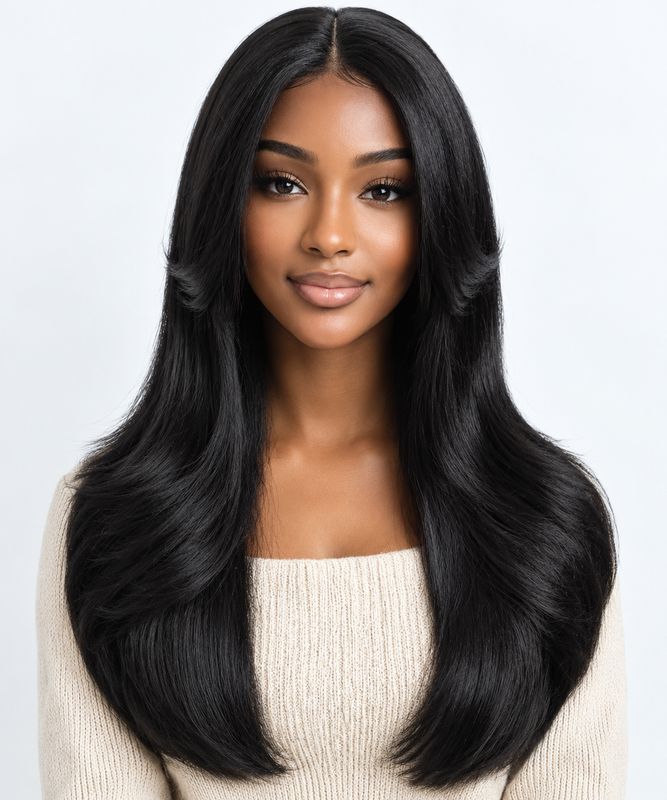 Aila Wig | Natural Black Lace Front 