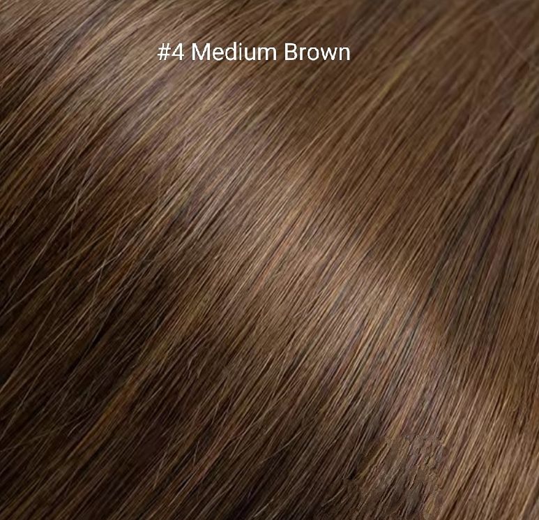 HUMAN HAIR TOPPER Silk Base 6x9cm