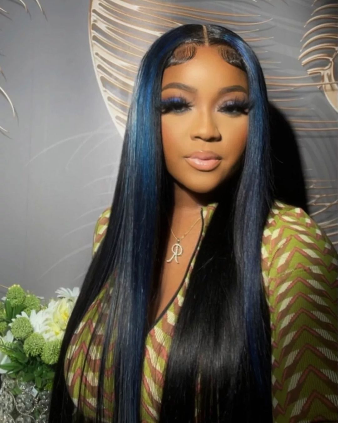Isabella Wig | Natural Black Human Hair Lace Front, Length: 24"