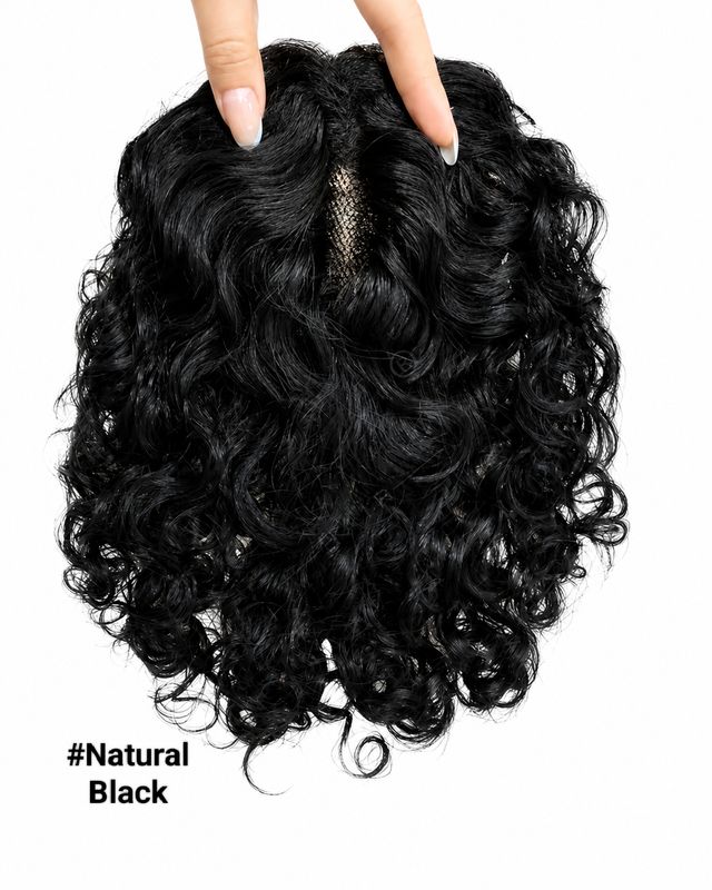 HUMAN HAIR TOPPER |  PU Base 9x13cm