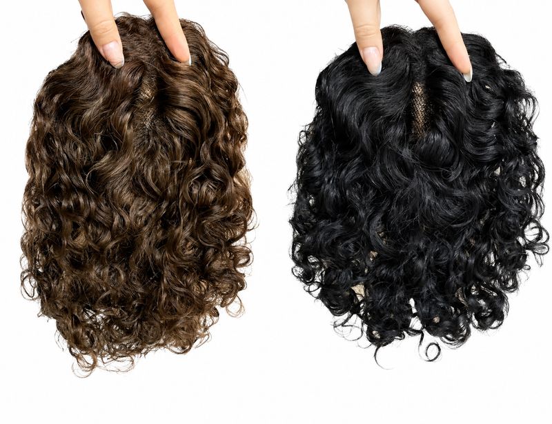 HUMAN HAIR TOPPER |  PU Base 9x13cm