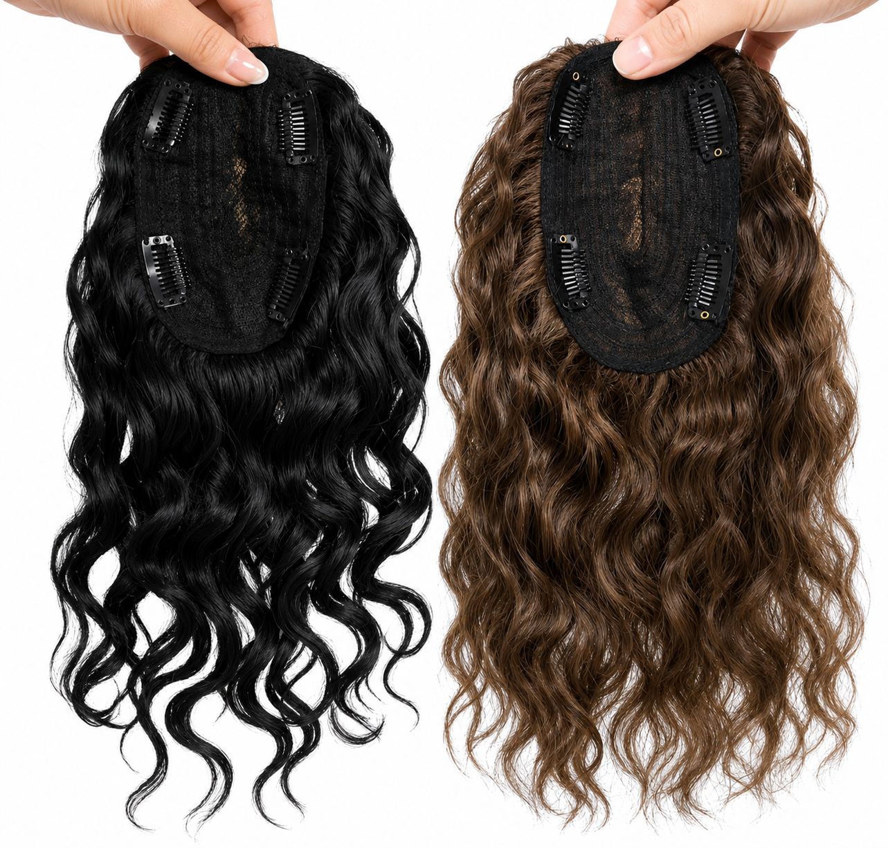 HUMAN HAIR TOPPER |  PU Base 9x13cm