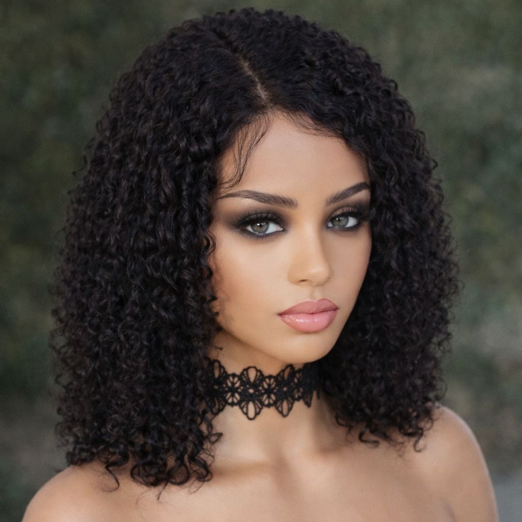 Cathy Wigs | Curly Human Hair Lace Front 