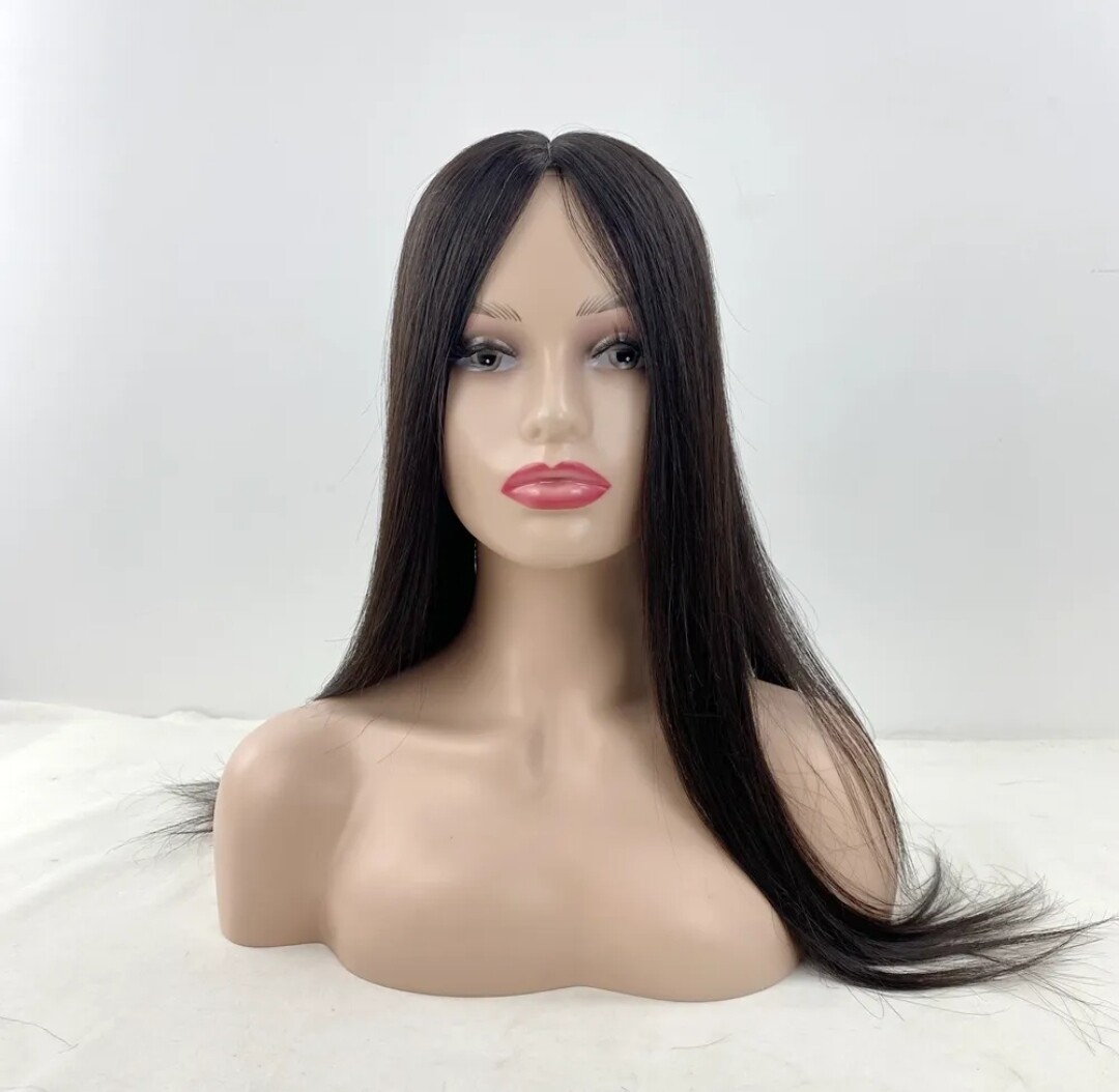 HUMAN HAIR TOPPER Silk Base 12x13cm | 16x18cm