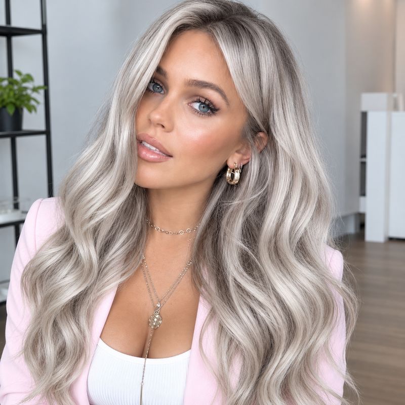 Samantha Wig | Ashiest Blonde Human Hair Lace Front 