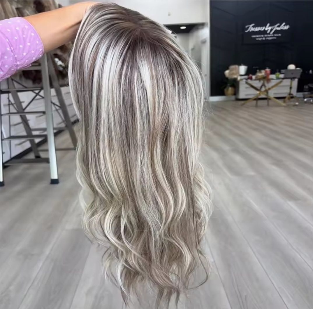 Samantha Wig | Ashiest Blonde Human Hair Lace Front 