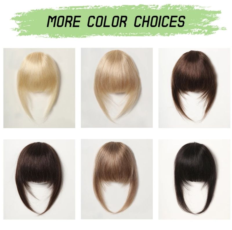 FRINGE EXTENSION CLIP IN HUMAN HAIR 