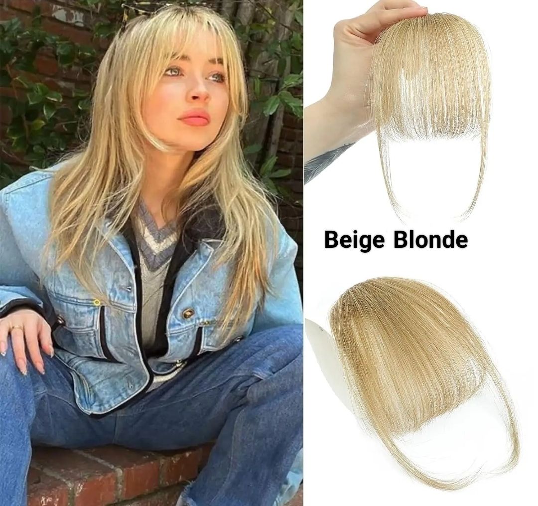 FRINGE EXTENSION CLIP IN HUMAN HAIR 