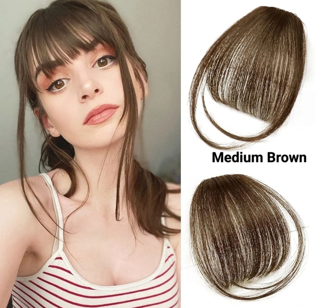FRINGE EXTENSION CLIP IN HUMAN HAIR 