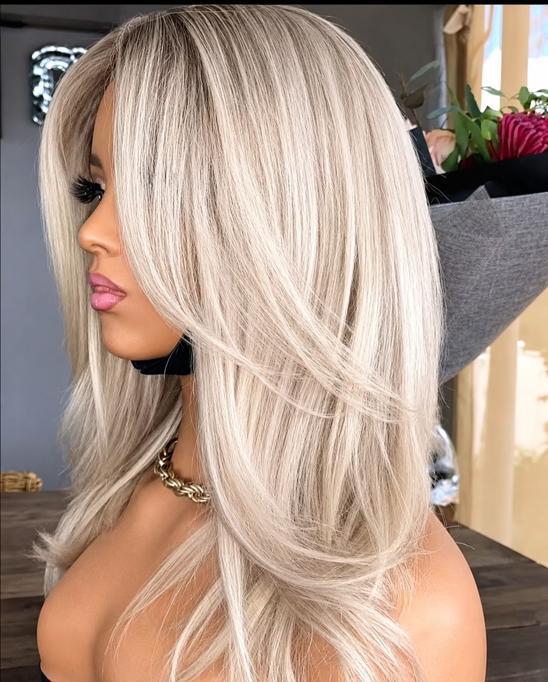 Erica Wig | Diamond Blonde Ombre Human Hair Lace Front
