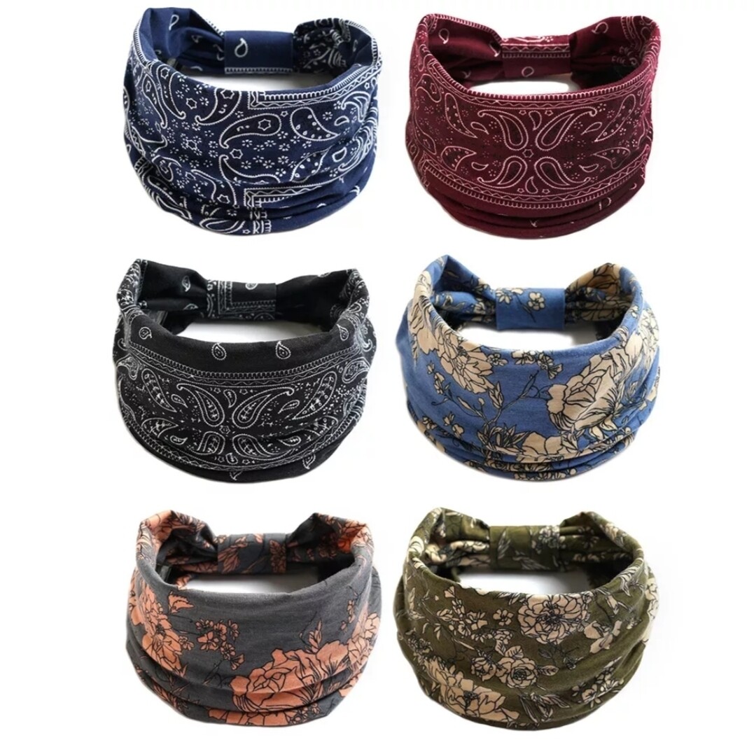 BOHO WIDE PRINTED HEADBAND