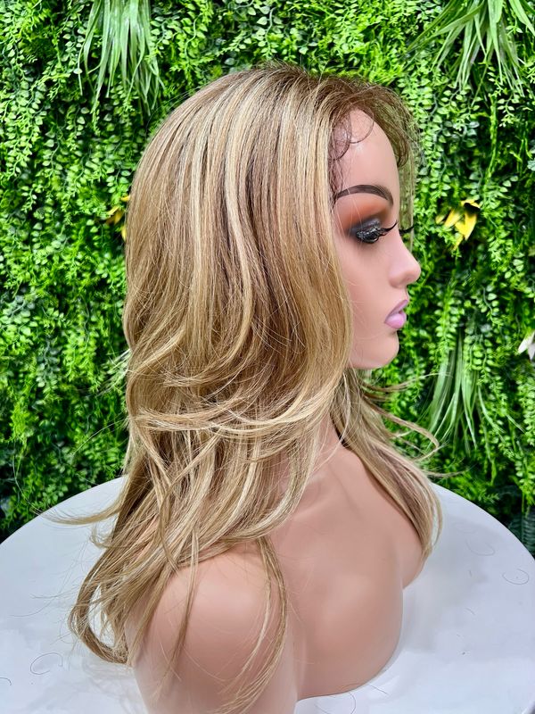 Polli Wig | Caramel Ombre Lace Front Luxury Modacrylic Collection