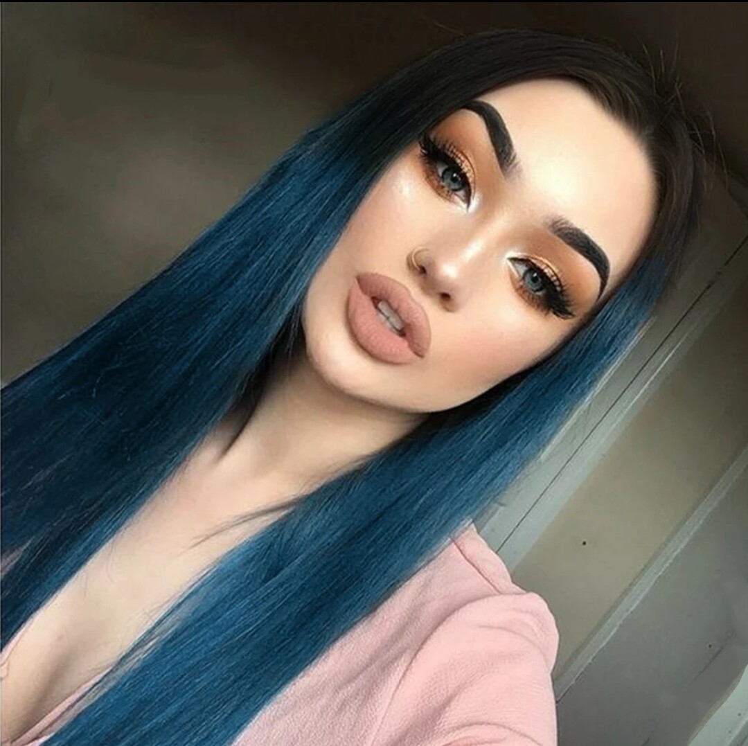 Cosplay Wig | Blue Ombre Lace Front