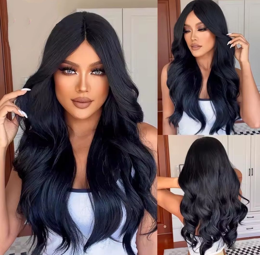 Cosplay Wig | Jet Black Body Wave