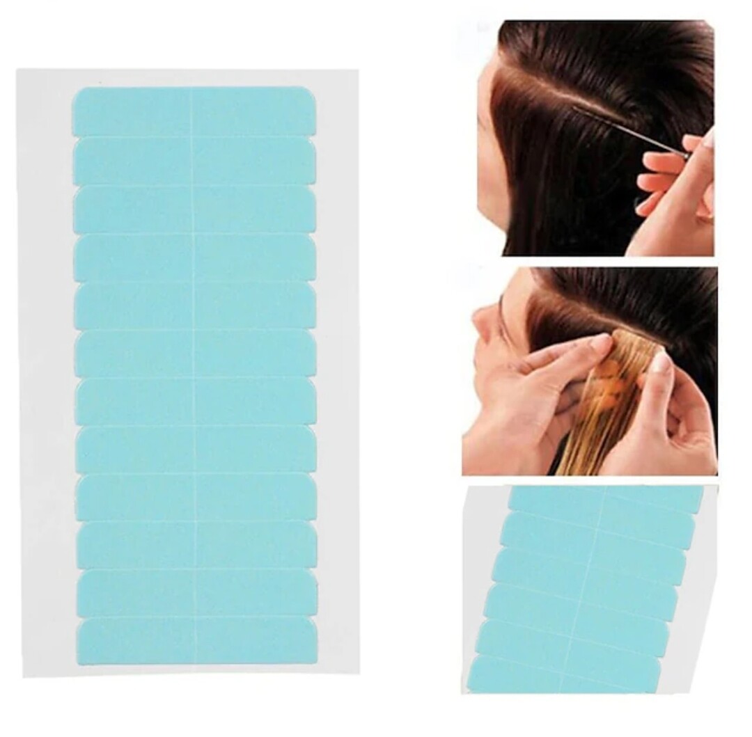 PRE-CUT HAIR EXTENSION TAPE 72 PACK