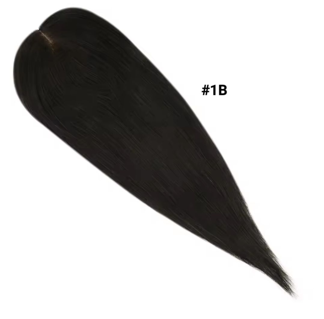 HUMAN HAIR TOPPER Mono Base 6x12cm | 10x15cm | 8x13cm